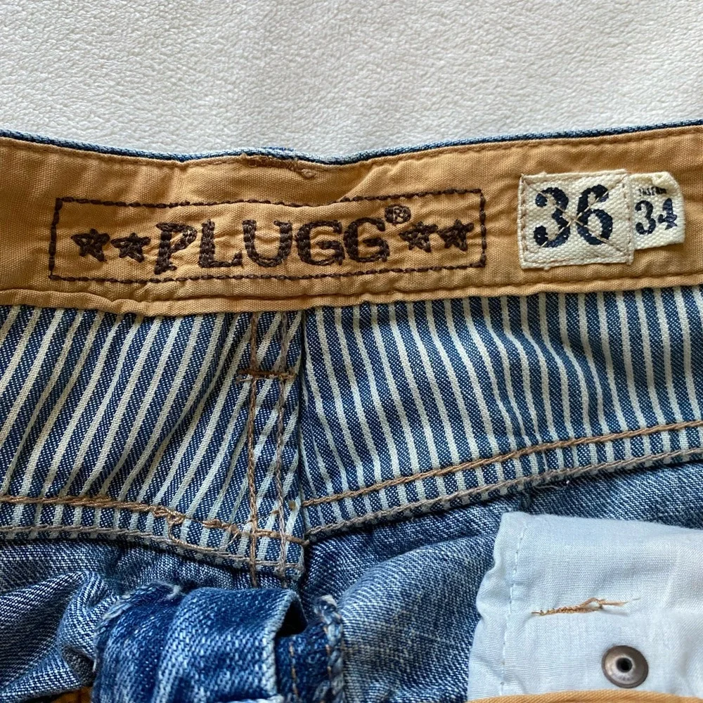 VTG‎ Plugg Men's Cotton Straight Blue Jeans